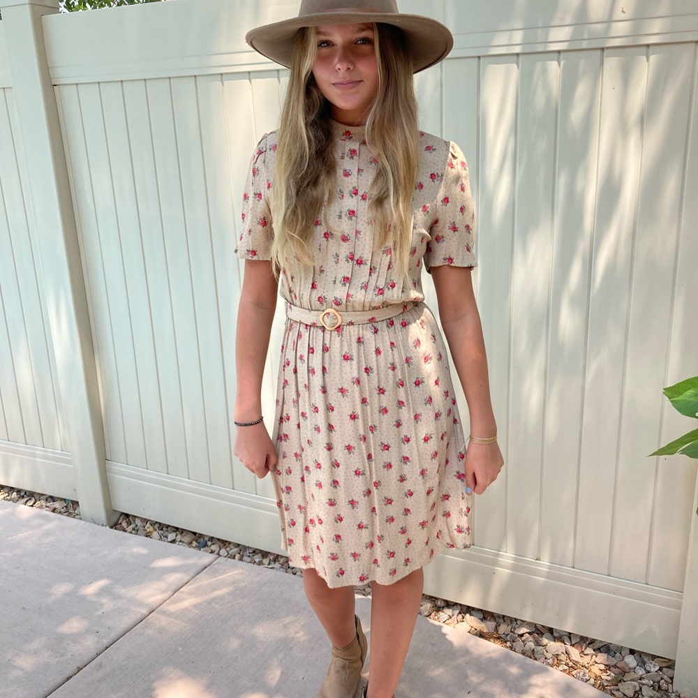 Vintage Floral Dress